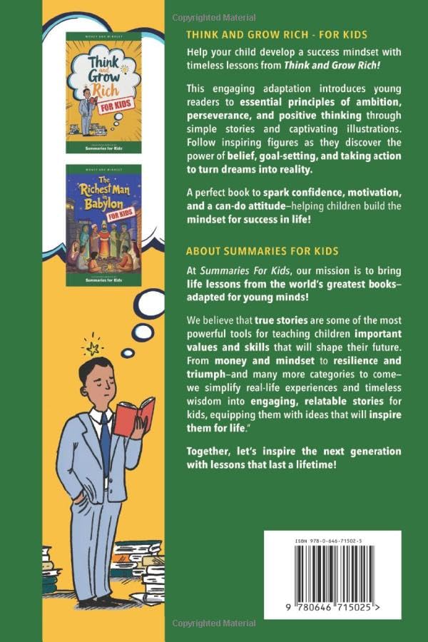 Think and Grow Rich - For Kids: Timeless Success Principles to Inspire Confidence, Goal-Setting, and a Growth Mindset (Summaries For Kids) - Image 2