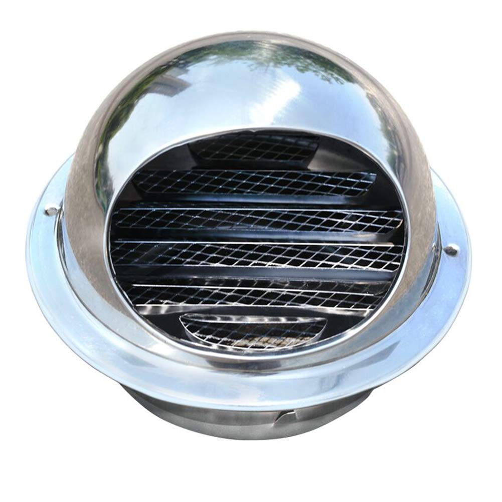 Buy BullNose Ventilation Cap, Stainless Steel Louver Grille,Outdoor