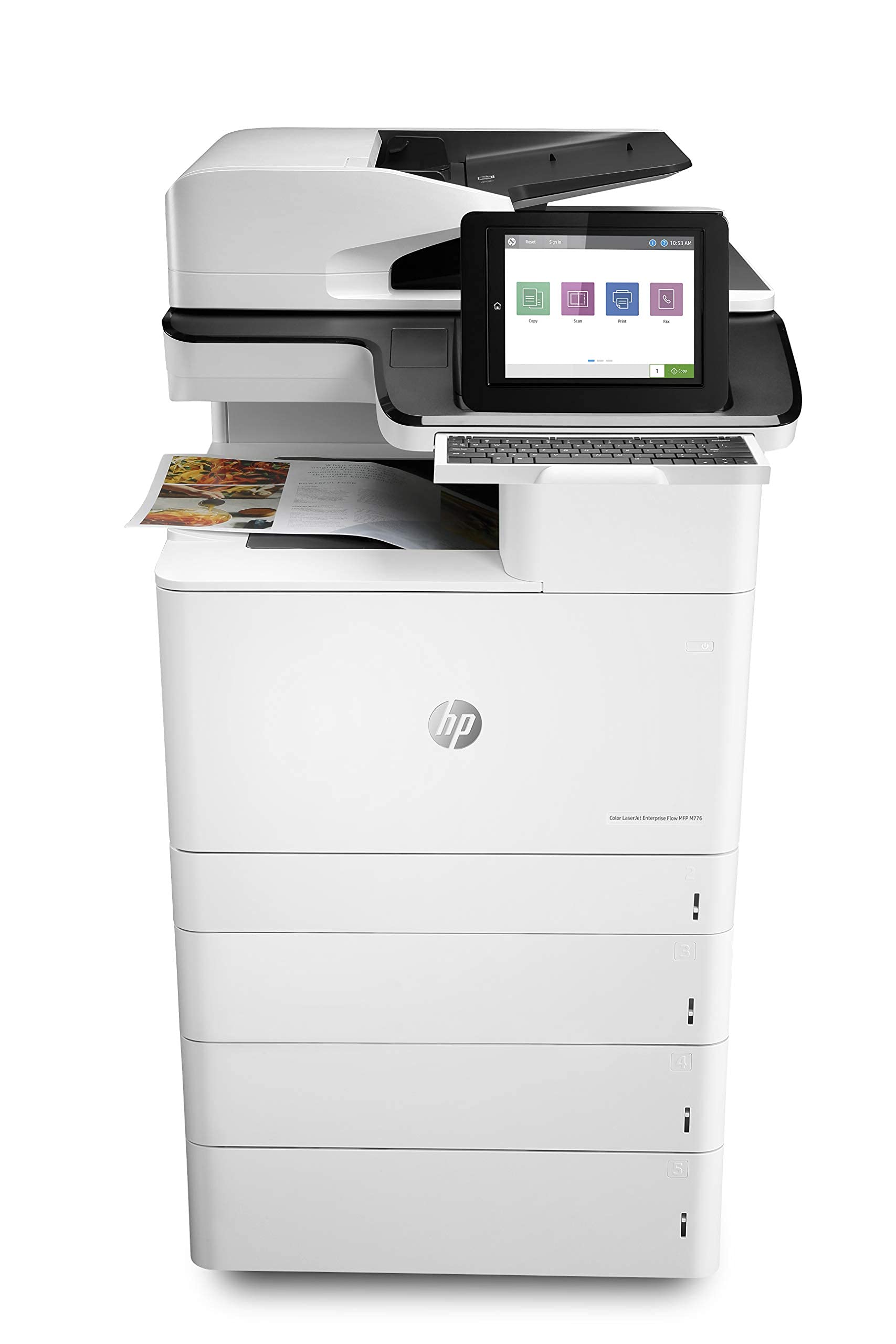 Amazon.com: HP Color LaserJet Enterprise Flow Multifunction M776z