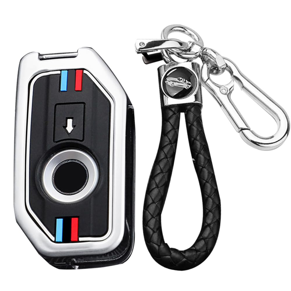 Key Case Protector key fob holder Fit For BMW F850 GS R1200 GS LC R1250GS ADV R1200GS LC Zinc Alloy Accessories Silver