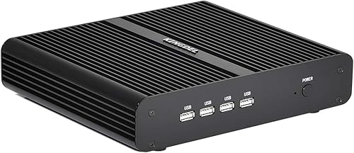 Miniatura 5 de KINGDEL Mini PC NC860 sin ventilador, potente mini computadora, Core i7 8 generación CPU, 16GB DDR4 RAM+512GB NVMe SSD, 4K4096x2304, HD+DP, Gigabit