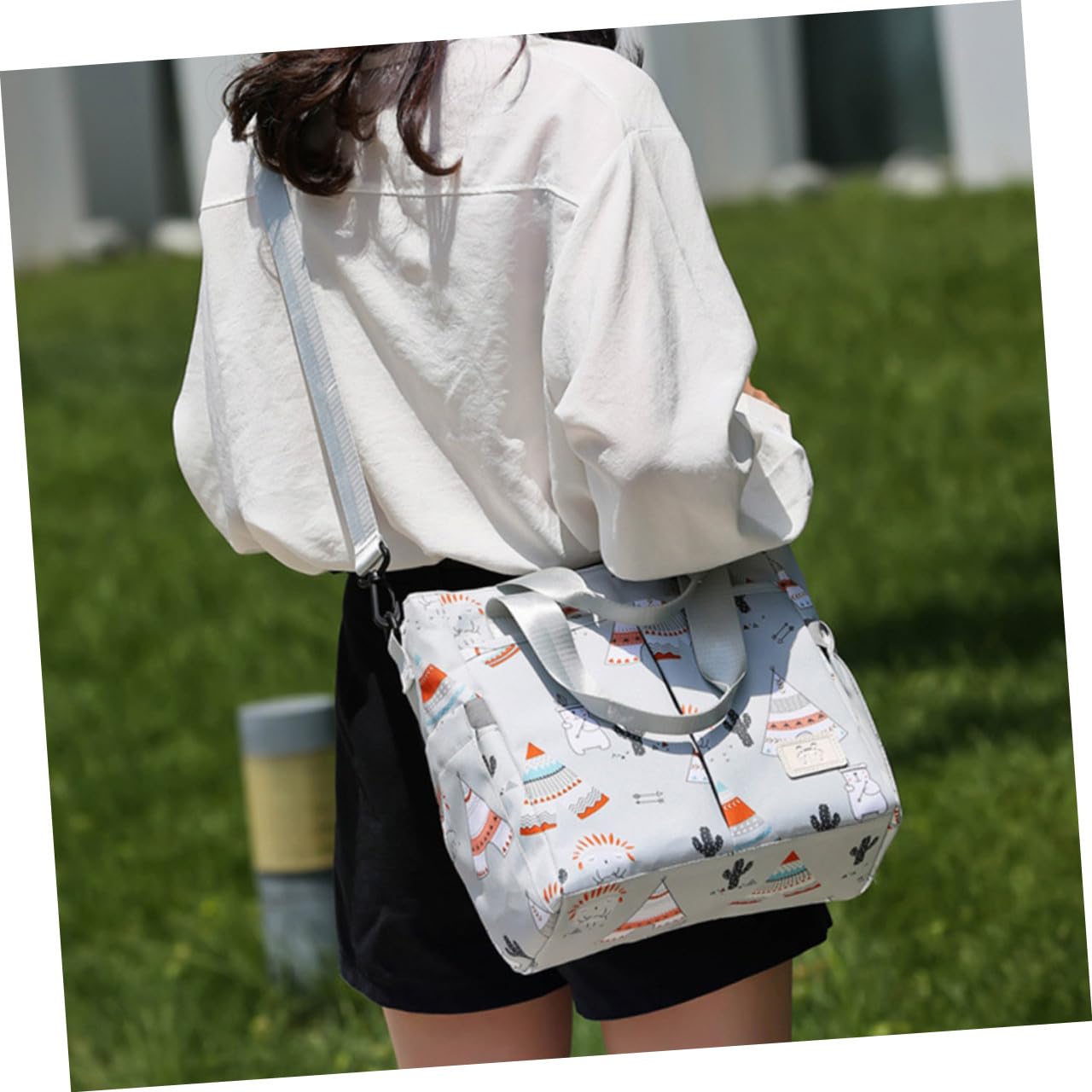 Bolso Cambiador Grande para Mamás Organizador Multifunción con Compartimentos Independientes para Biberones y Pañales Bolsa para Cochecito y Hospital para Paseo y Viaje