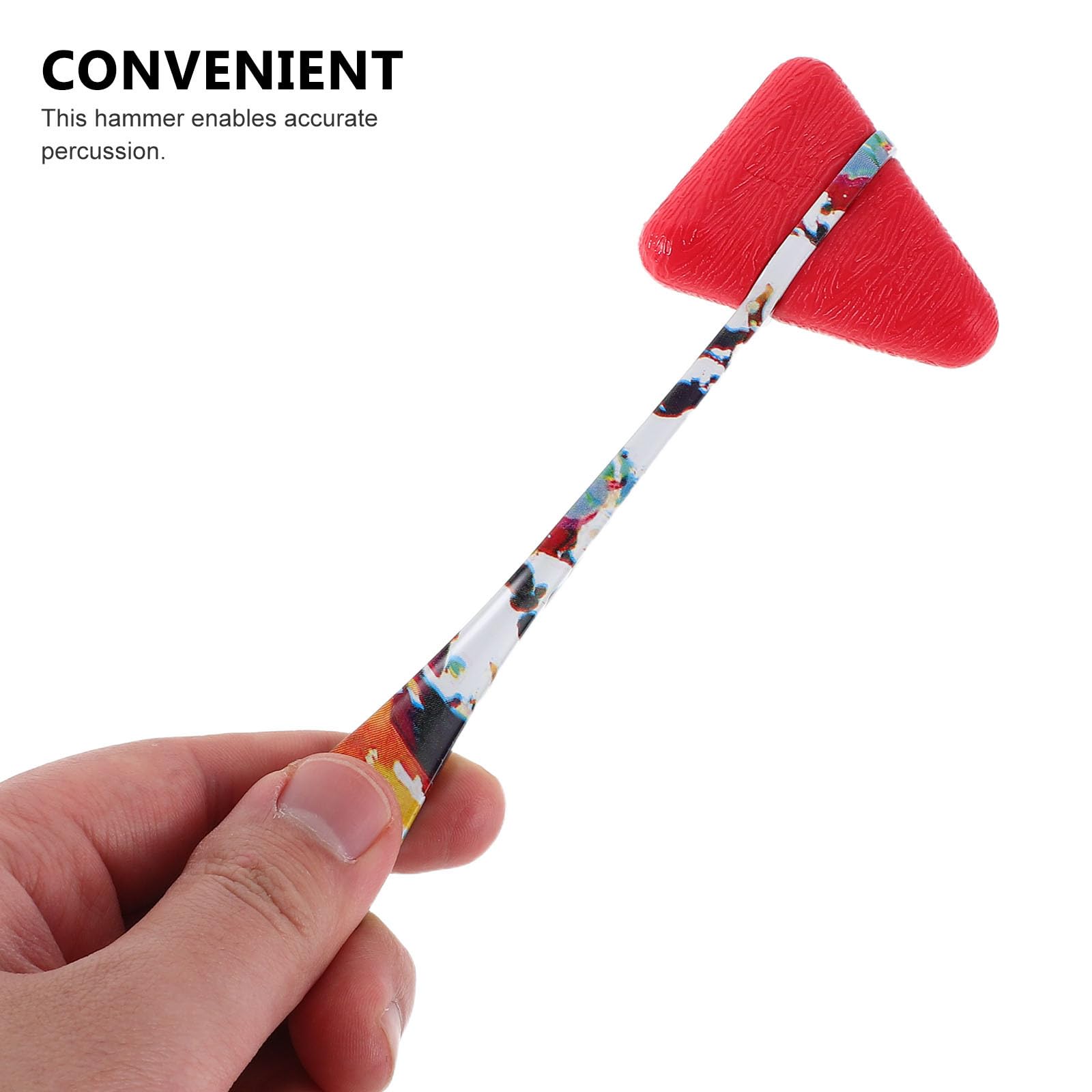 Martillo de Diagnóstico Médico Triángulo Rojo de Porcelana Azul Estilo Chino, Herramienta Precisa para Exploración Neurológica y Prueba de Reflejos en Hospital