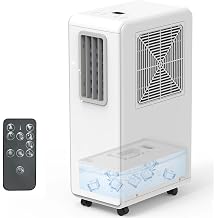 Jadeshay 1800BTU Portable Air Conditioner, 3 in 1 Portable AC unit with Cool and Dry Modes, with 12H Timer Remote Control and Sleep Modes for Office, Bedroom Up to 110 Sq Ft