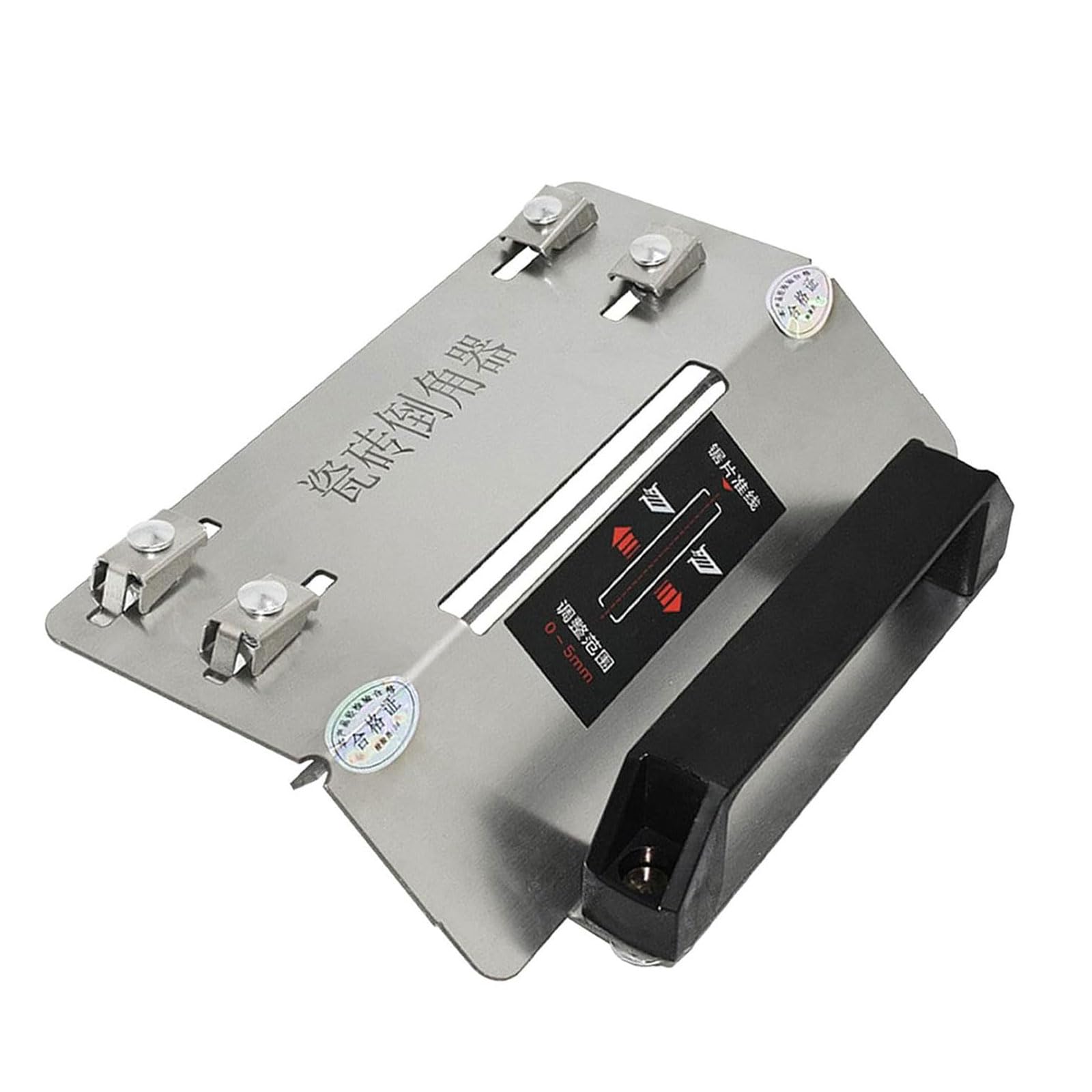 Angles Grinder Attachments 45 Degree Tiles Chamfering Tool with Adjustable Rails for Tiles and Woodworking Cutter Tool