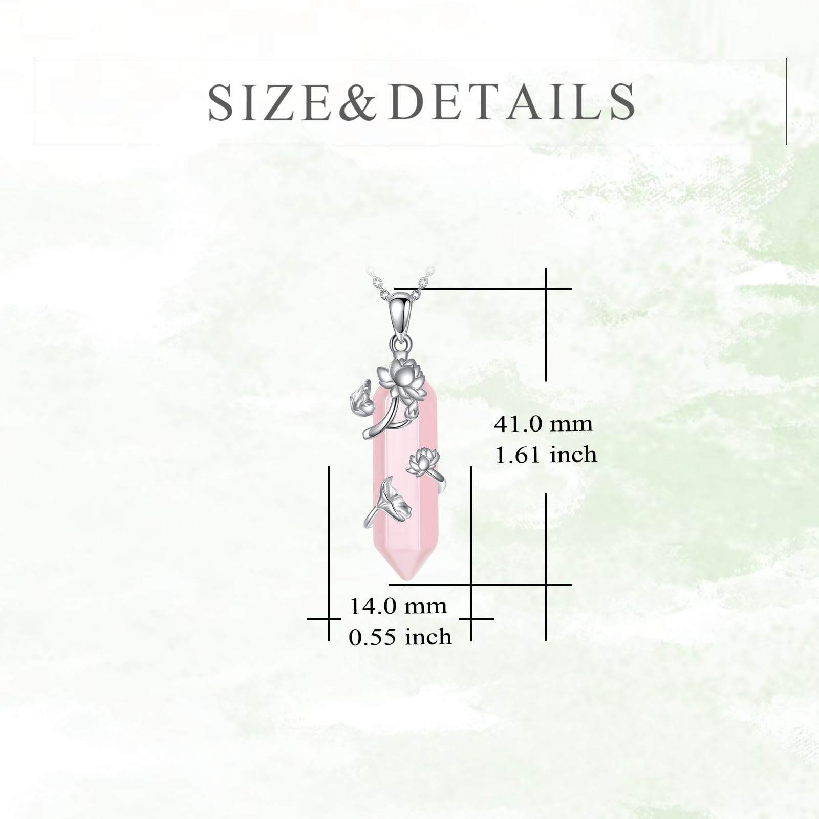 Lotus Blume Halskette 925 Sterling Silber Rosenquarz Anhänger Natürliche Reiki Energie Heilung Schmuck Geschenk Für Frauen Mutter Freund