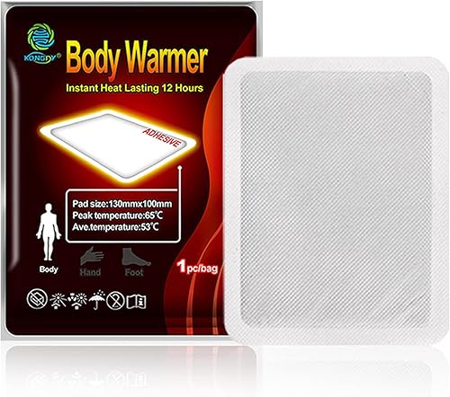 KONGDY 10 parches de calor para aliviar el dolor de cuello y espalda, parches desechables de terapia de calor, almohadilla de calefacción