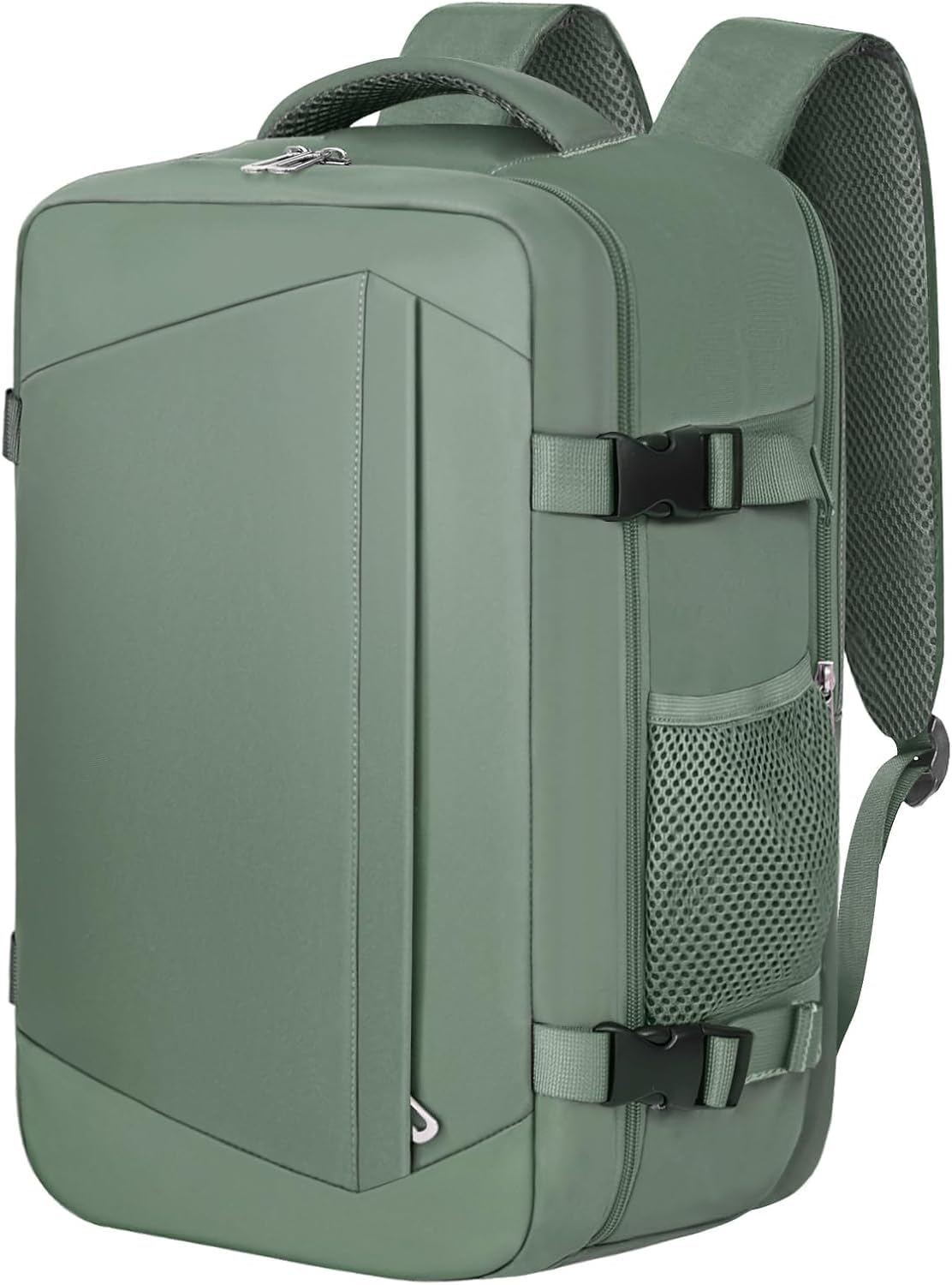 KIRFEIHT Bagage Cabine 40x30x20 24L pour Ryanair - Sac a Dos de Voyage pour Compagnies Aériennes - Sacoche pour Ordinateur Portable - Vert