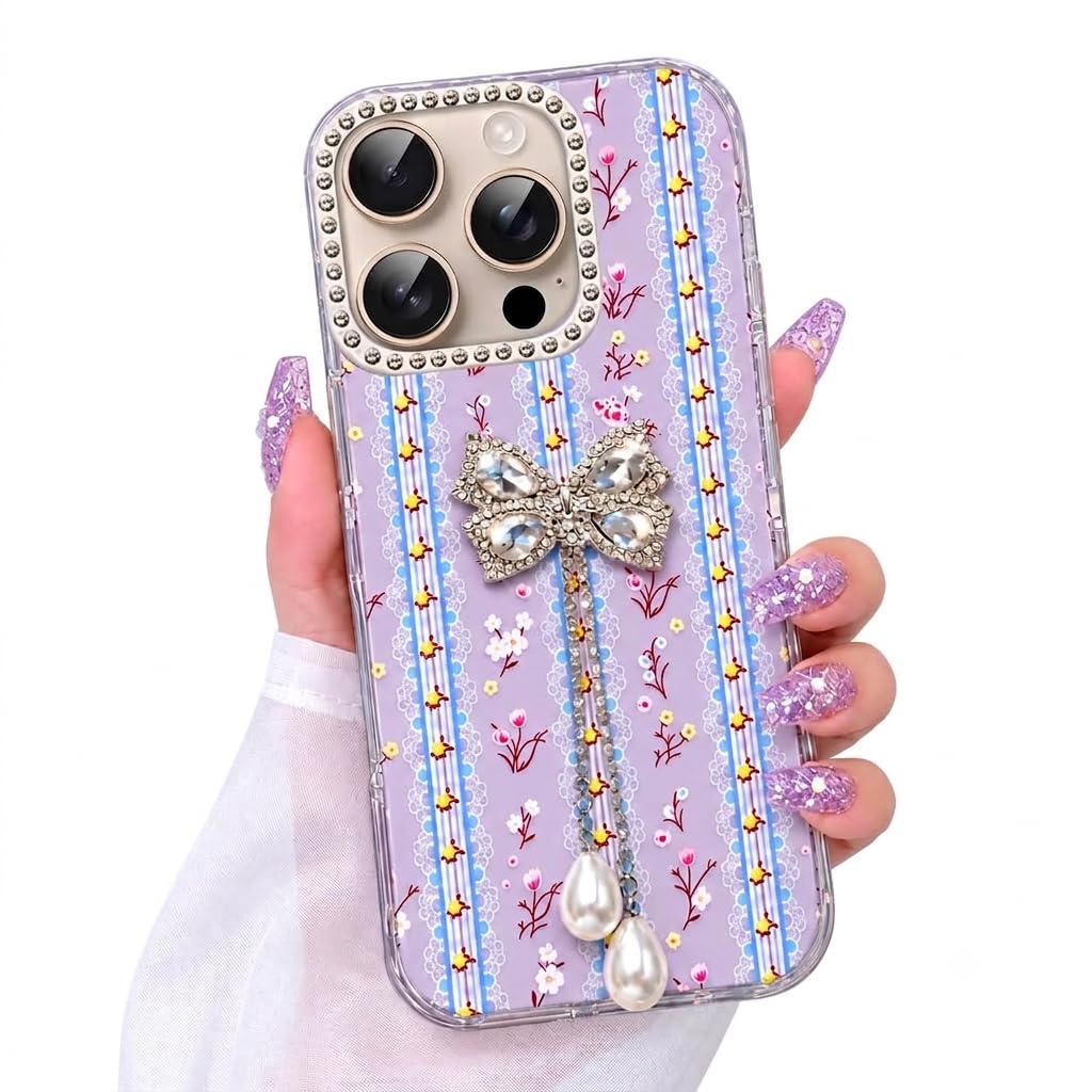 VONZEE Cute Pink Butterfly Transparent Back Cover for iPhone 17| Clear Shockproof TPU Protective Case | Slim Anti-Yellowing Crystal Clear Phone Cover for Girls and Women — Amazon image 21
