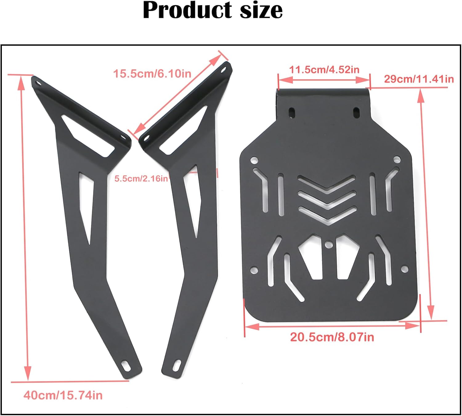 Motorcycle Rear Rack for Honda Ruckus 2002-2025 Rear Luggage Rack Carrier Storage Rack