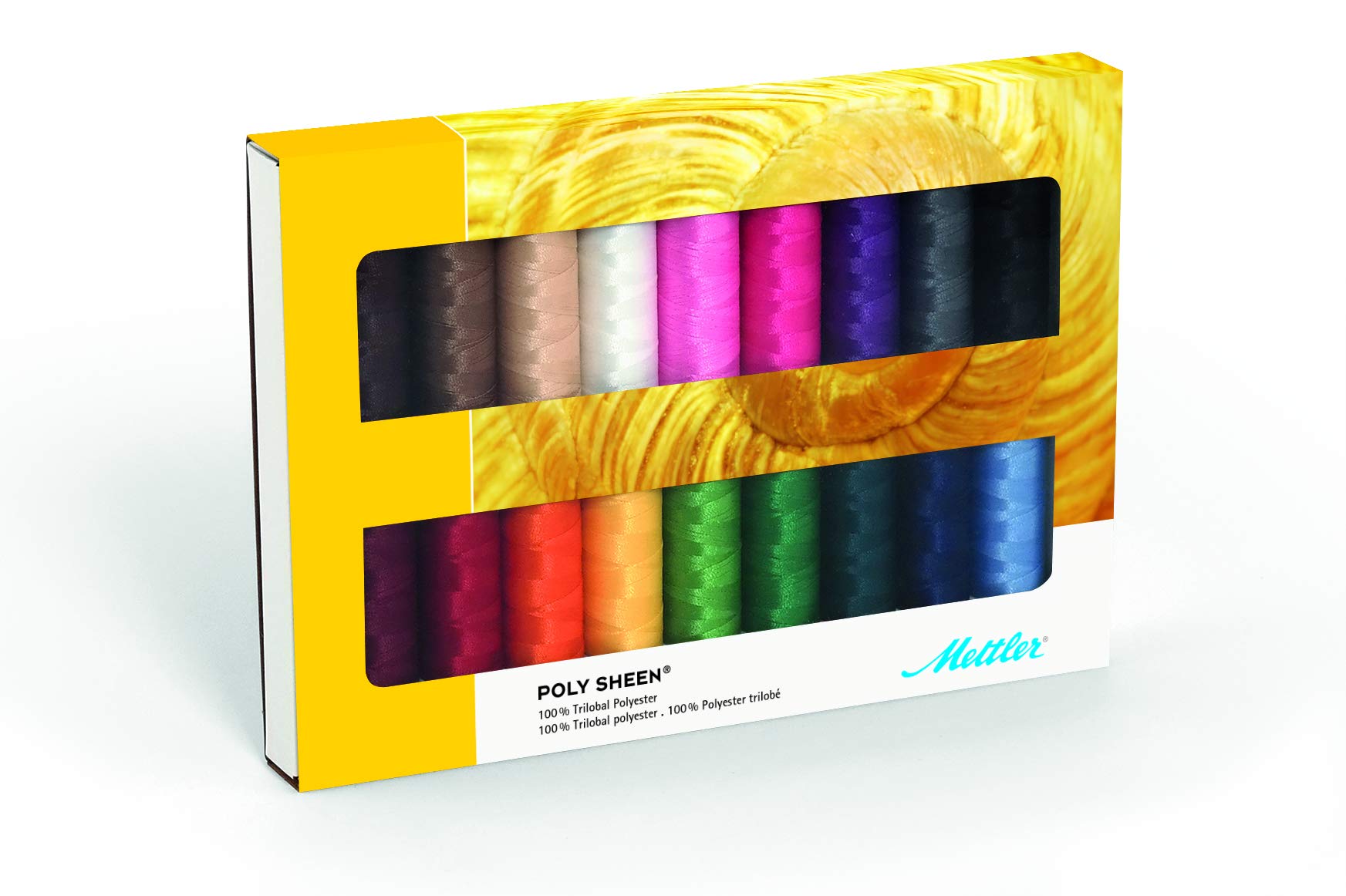 Mettler Poly Sheen Thread Kit, Multi-Colour