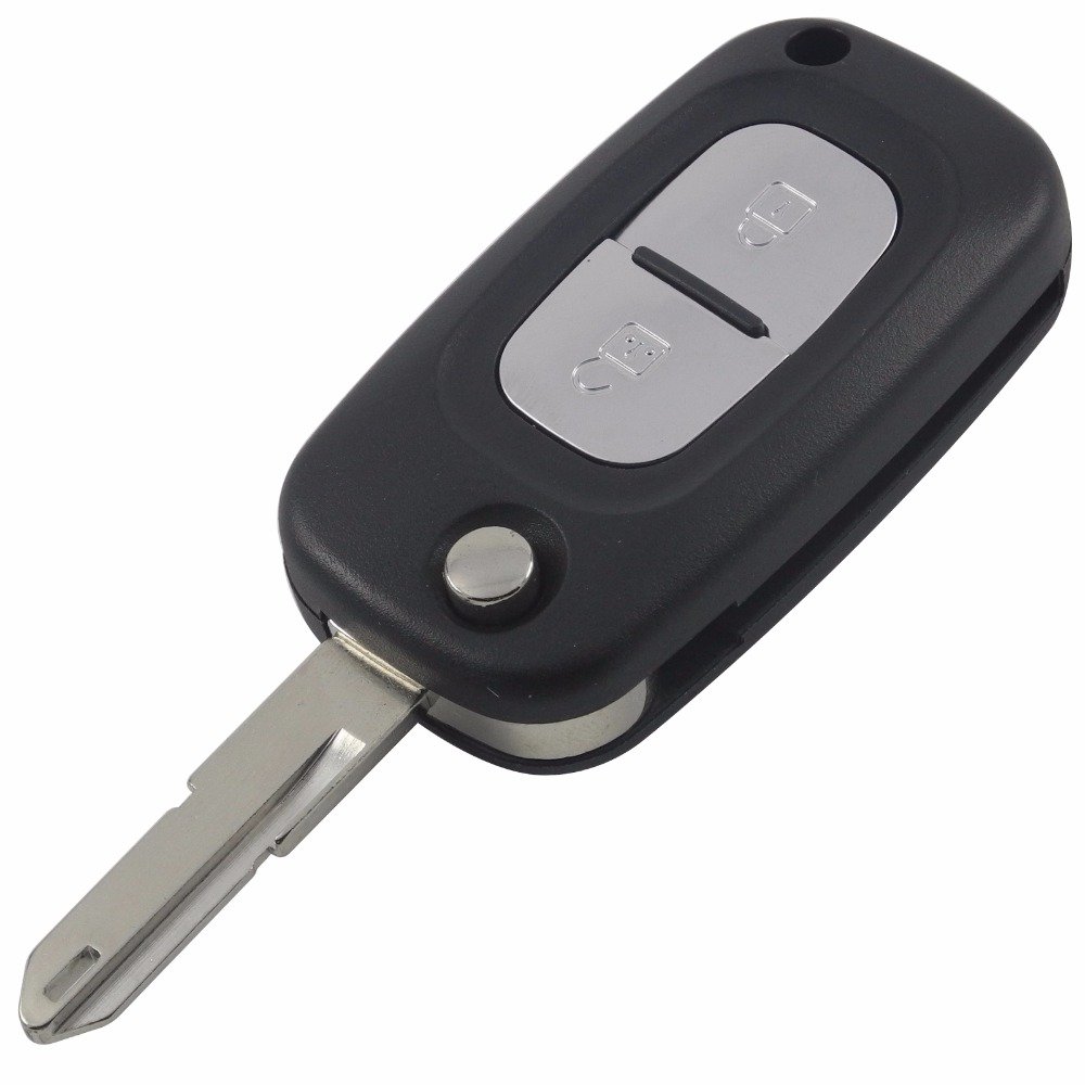 Coque de clé pour Vauxhall Vivaro Renault Traffic Movano Kangoo Nissan 2 boutons Renault Traffic