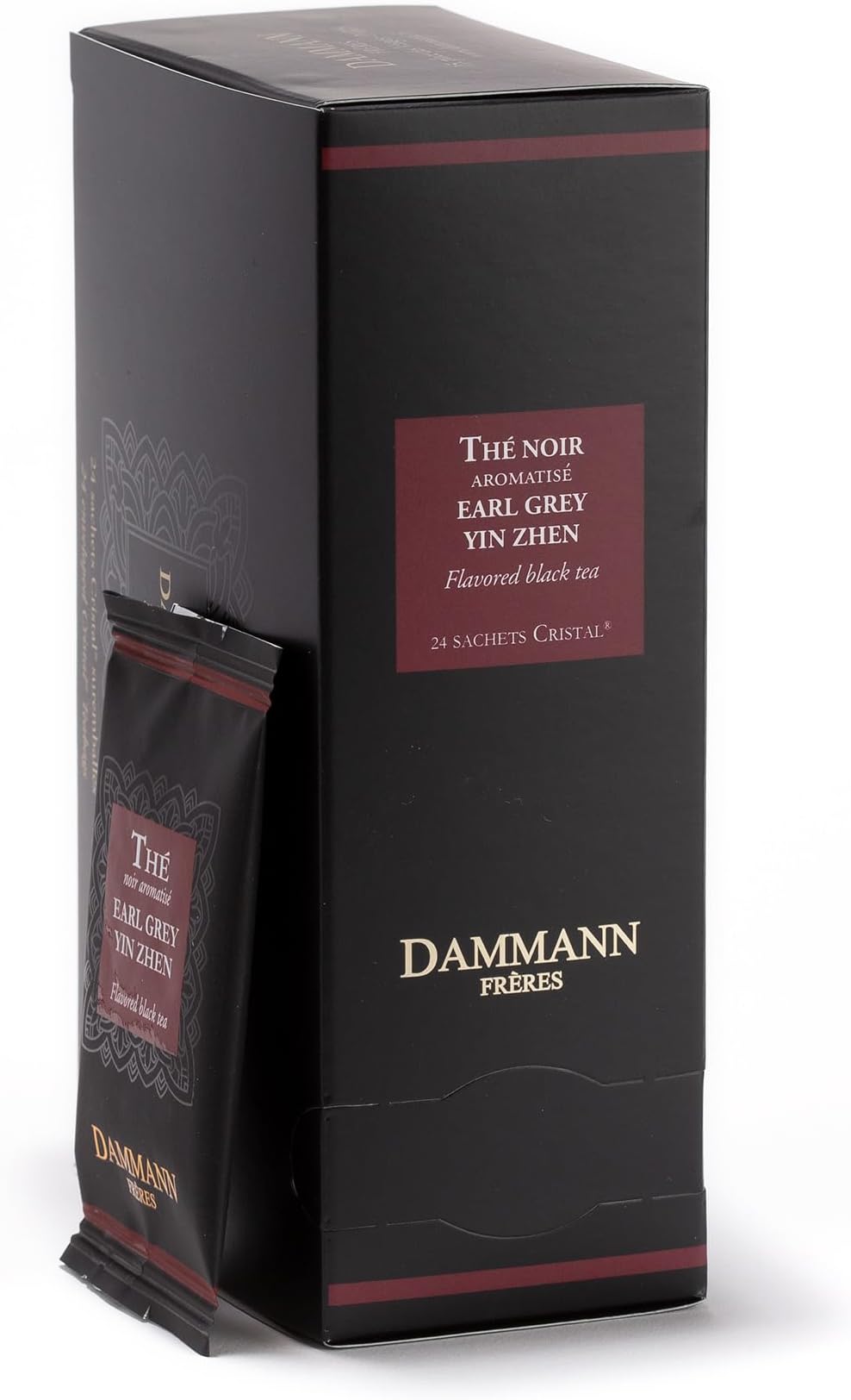 DAMMANN FRERES Earl Grey Tea, 24 Cristal Teabags