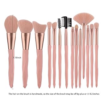 Aoi Excellent Make-up Brush セット Amazon.com: 30Pcs Pink makeup brushes with makeup sponges