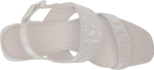 Miniatura 5 de Karl Lagerfeld Paris womens Sarina Quilted Open Toe Leather Heeled Sandal