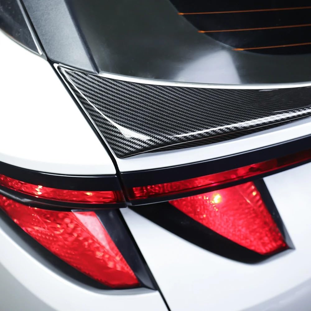 Spoiler dachowy Pasuje do Tucson NX4 pasuje do NX4 PE 2022-2026 LHD/RHD tylny spojler dachowy ABS listwa wykończeniowa górne skrzydło bagażnika nakładka na wargę(Carbon Fiber Black)