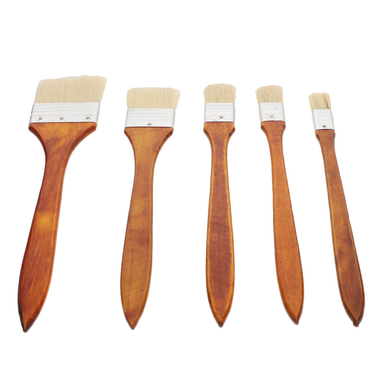 Ciieeo 15stücke Teiliges Ölmalerei Pinsel Mit Holzgriff Flachpinsel Für Kreative Maltechniken Für Ölmalerei Zeichnungen Und Schablonenmalerei Leicht Und Tragbar Angenehmes