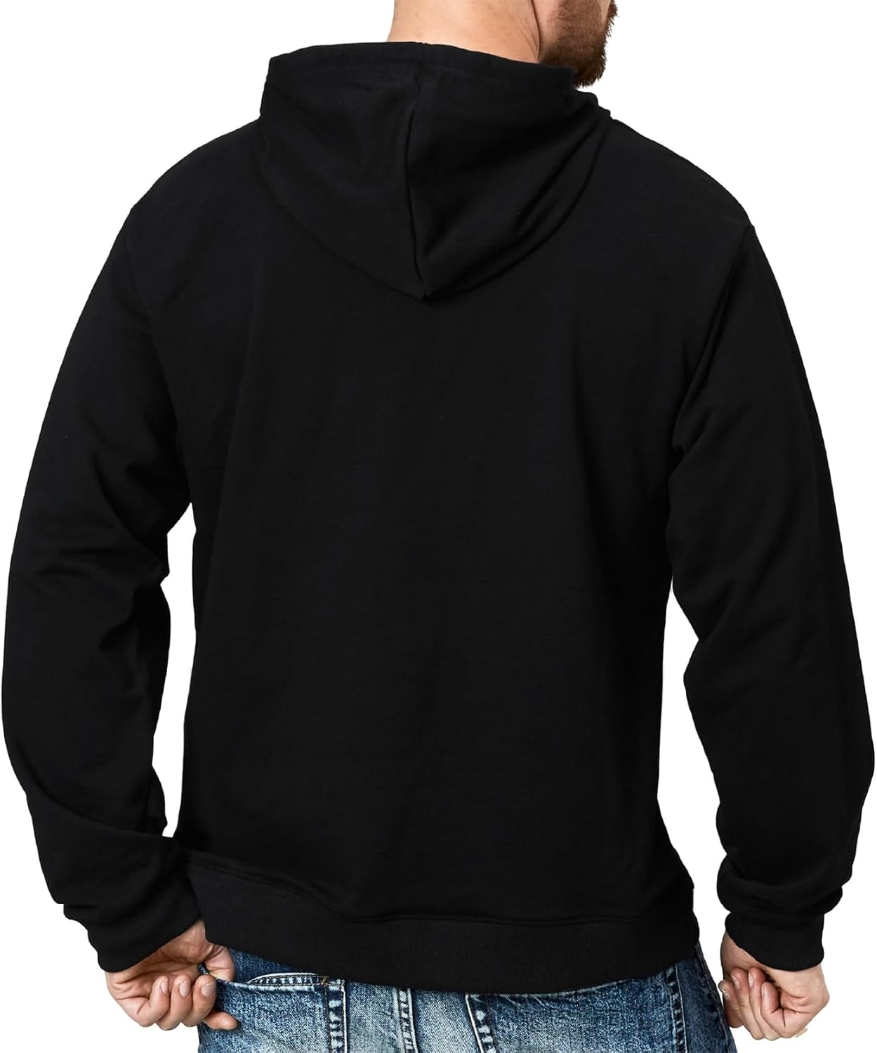 H HYFOL Graphic Hoodies for Men USA Flag American Patriotic Long Sleeve Pocket Pullover Sweatshirts - Image 5