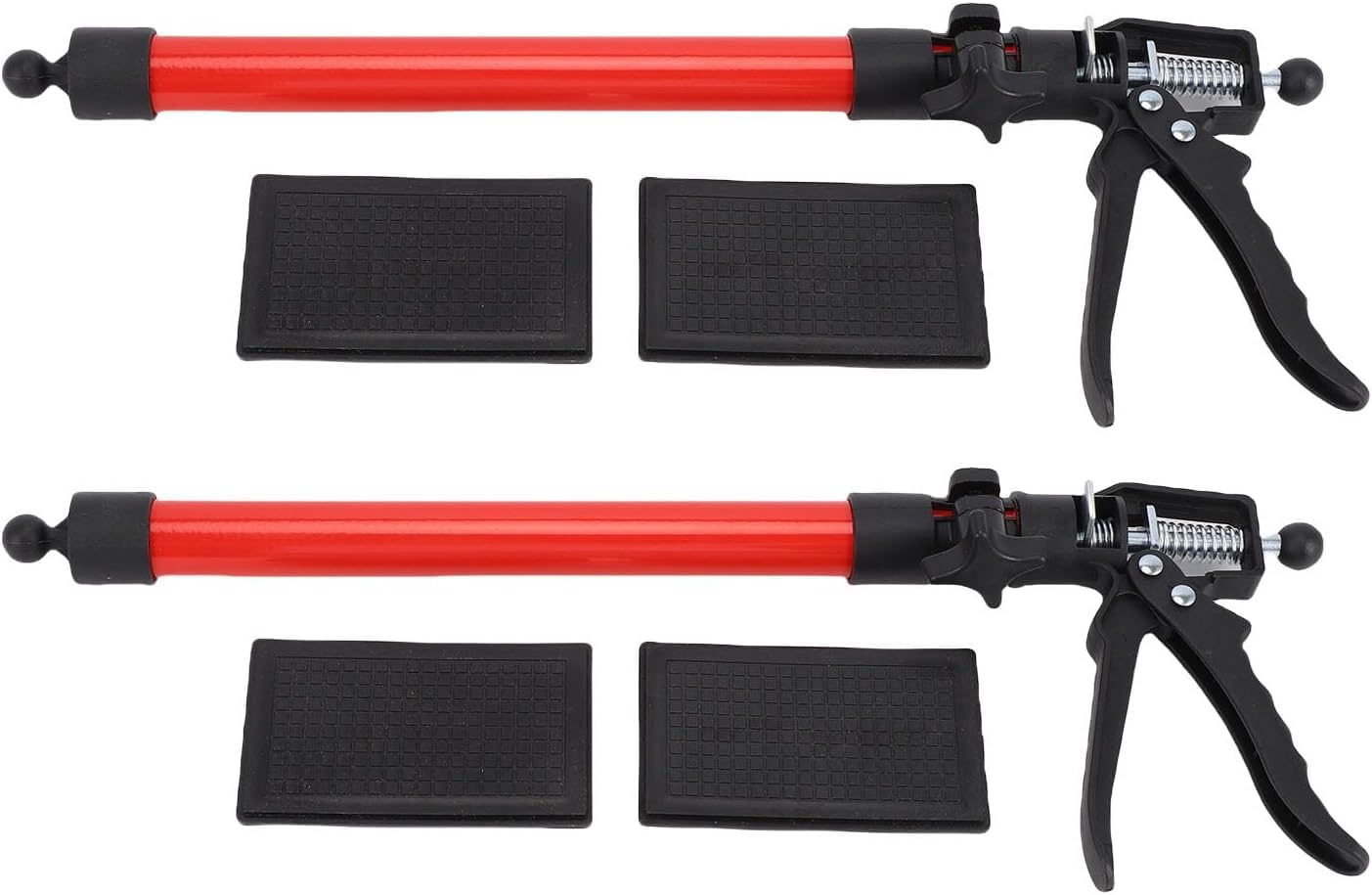 2 Piezas Soporte para Techos Telescópico, Altura Ajustable para Montaje Seguro en Techos y Pendientes, Soportes de Construcción con Carga Máxima 40 kg (115-290 cm)