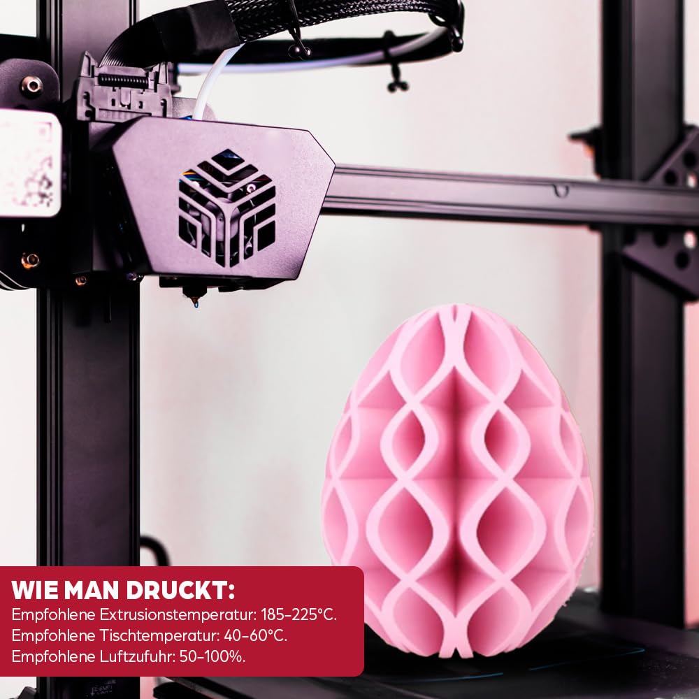 ROSA 3D Zestaw PLA Pastel Filament 1.75 mm do drukarek 3D | Materiały do druku Biodegradowalny lekko matowy filament PLA do drukarek 3D | 6 x Szpula 0,35 kg