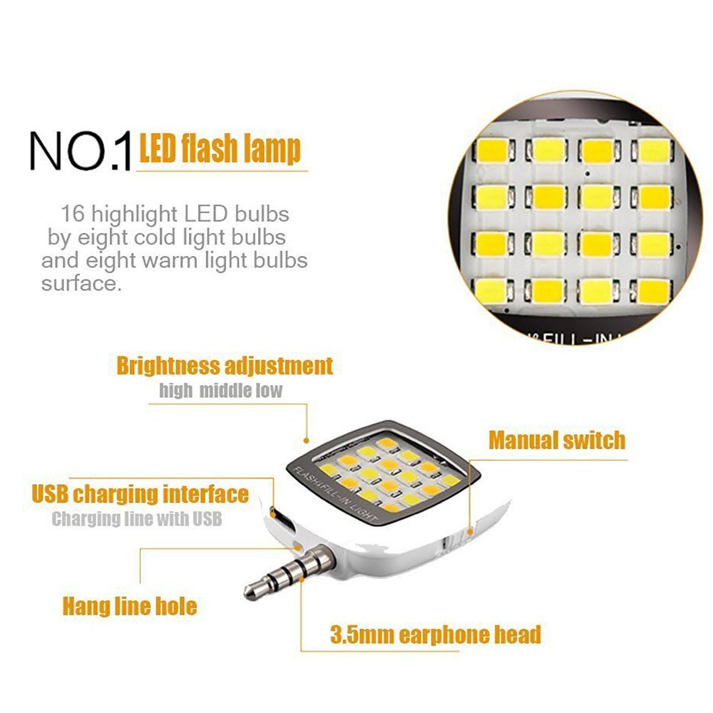 onecreation led selfie kamera isik