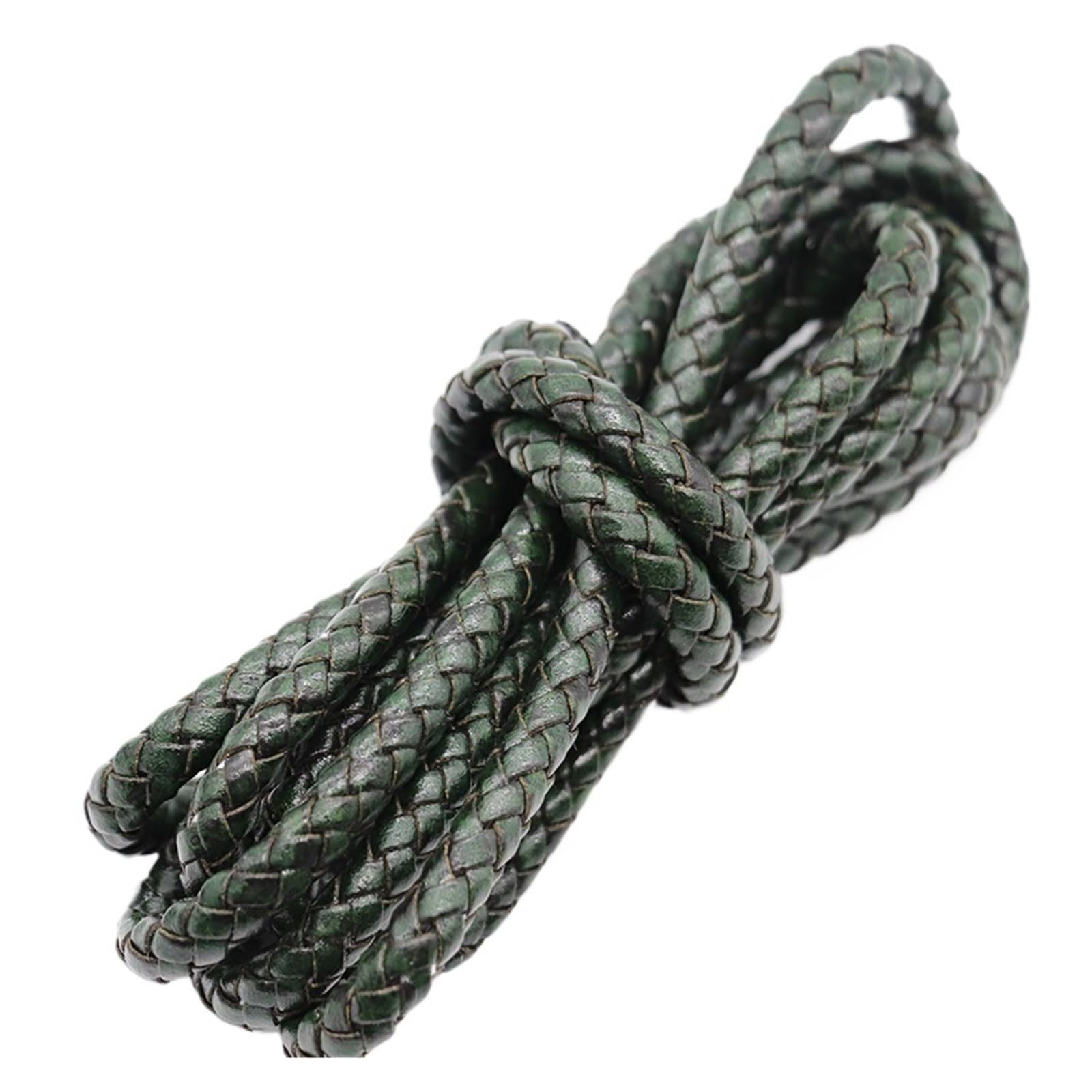 Genuine Braided Leather Cord 1 Meter Round Flat Genuine Leather Cords Vintage Cording for DIY Bracelet Jewelry Making Findings(Color 18)