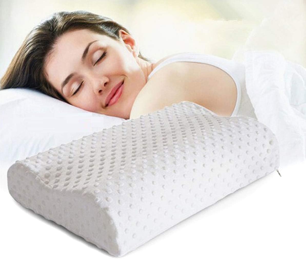 VIOMemory Foam Soft Pillow for Neck and Back Support Pillow Cervical Pillow for Neck Pain with Removable Zipper Cover