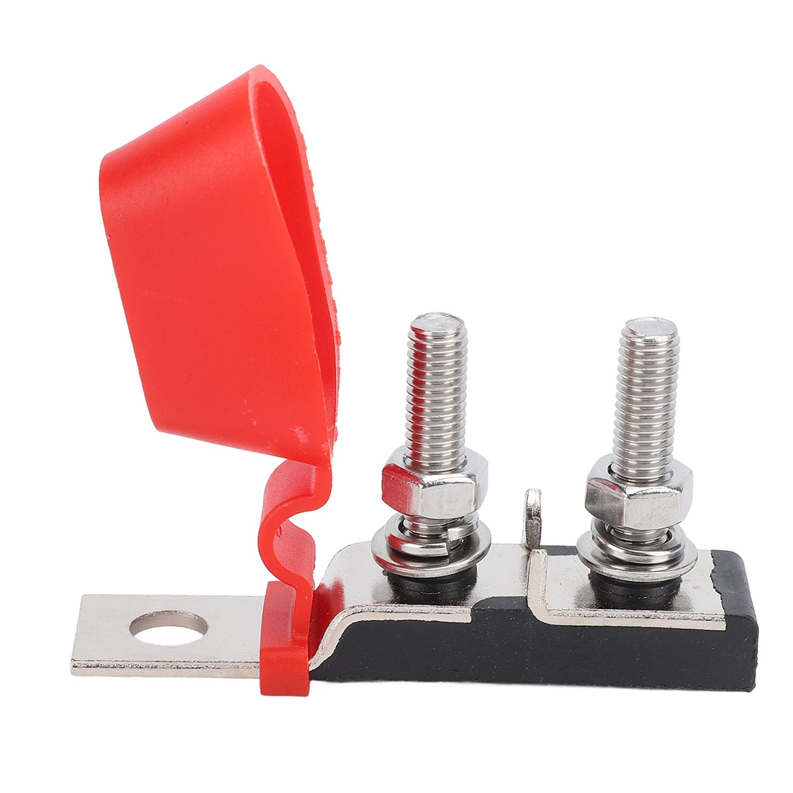 Blok bezpieczników zaciskowych MRBF, Blok bezpieczników dwuzaciskowych, Bezpiecznik akumulatora klasy morskiej Uchwyt bezpiecznika MRBF, Podwójne kołki M8, samochodu (z dwoma