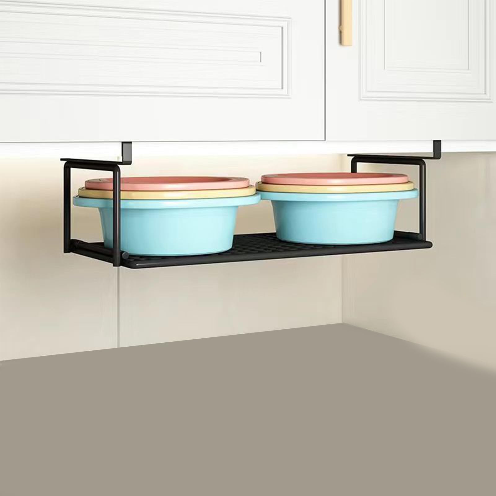 Organizer A Più Livelli In Metallo – Scarpiera Sottopensile Impilabile, Portatile, Per Armadio, Dispensa, Cucina, Bagno E Ufficio