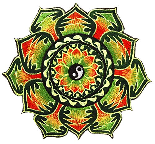 Patch Tao Ying Yang 19 cm brodé main pour personnaliser un vêtement - 2