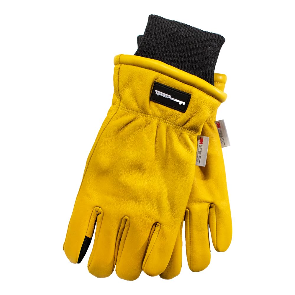 Forney Hydra-Lock - Conductor de cuero vacuno forrado para hombre