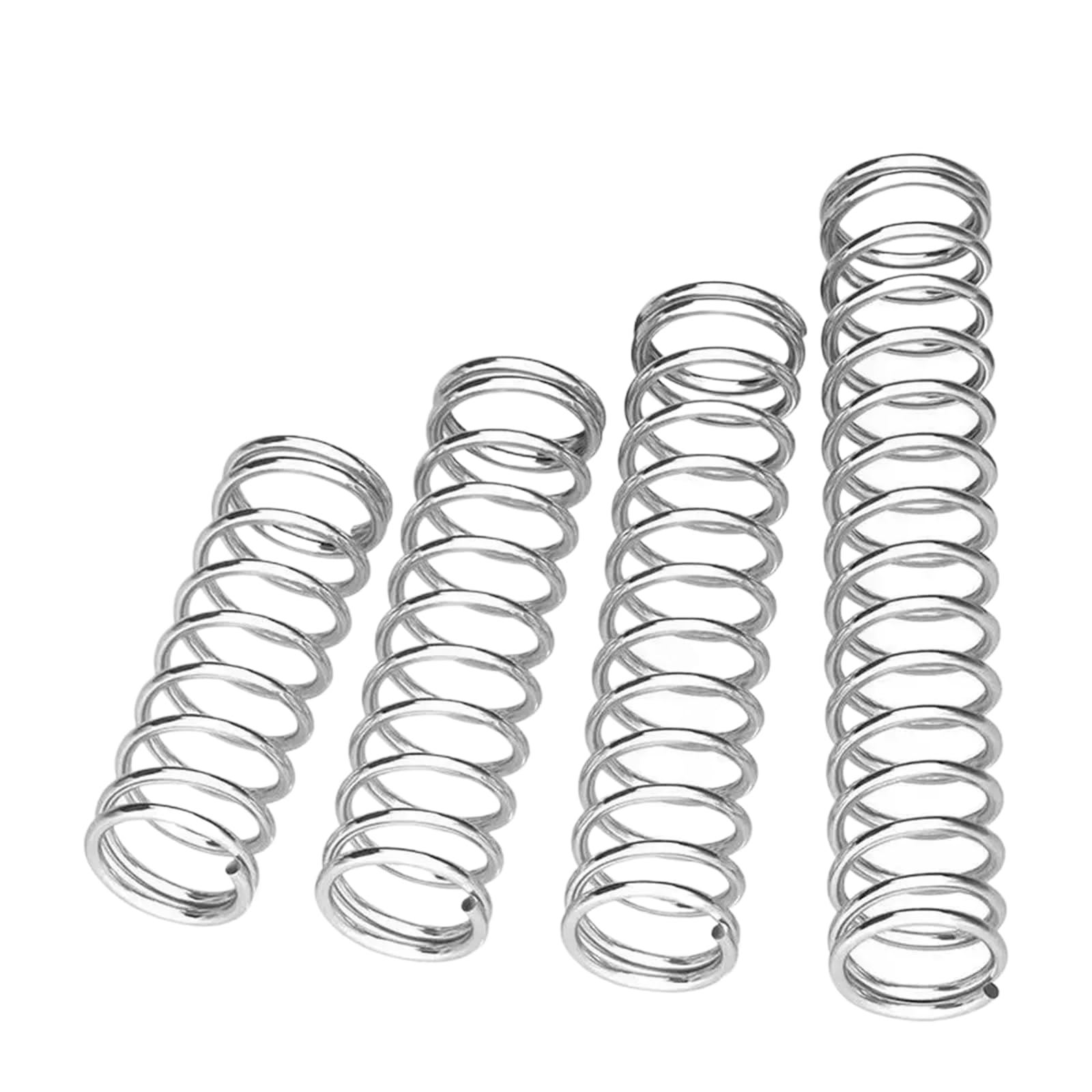10 Stück Druckfedern – 55 Mm Länge, 1,2 Mm Drahtstärke, 6 Mm Außen-Ø – Starke Elastizität