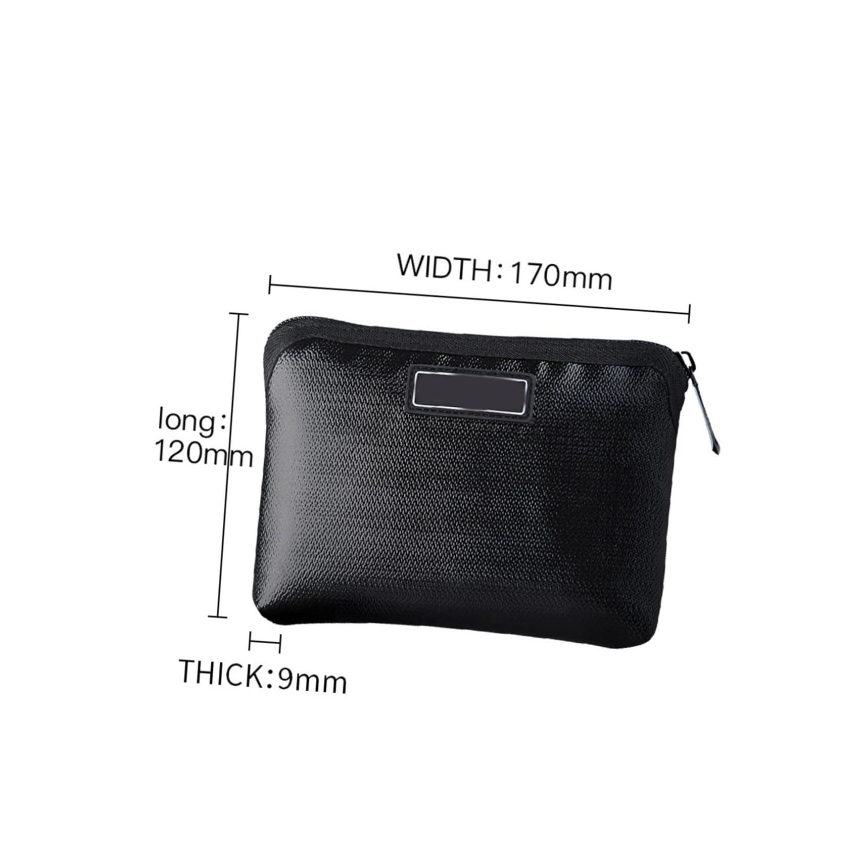 NUOBESTY 1Pc Fireproof Battery Bag Safe Cellphone Storage Pouch Compact Multipurpose Blast File Pocket for Cash Cards Keys Phones for Travel and Organizing