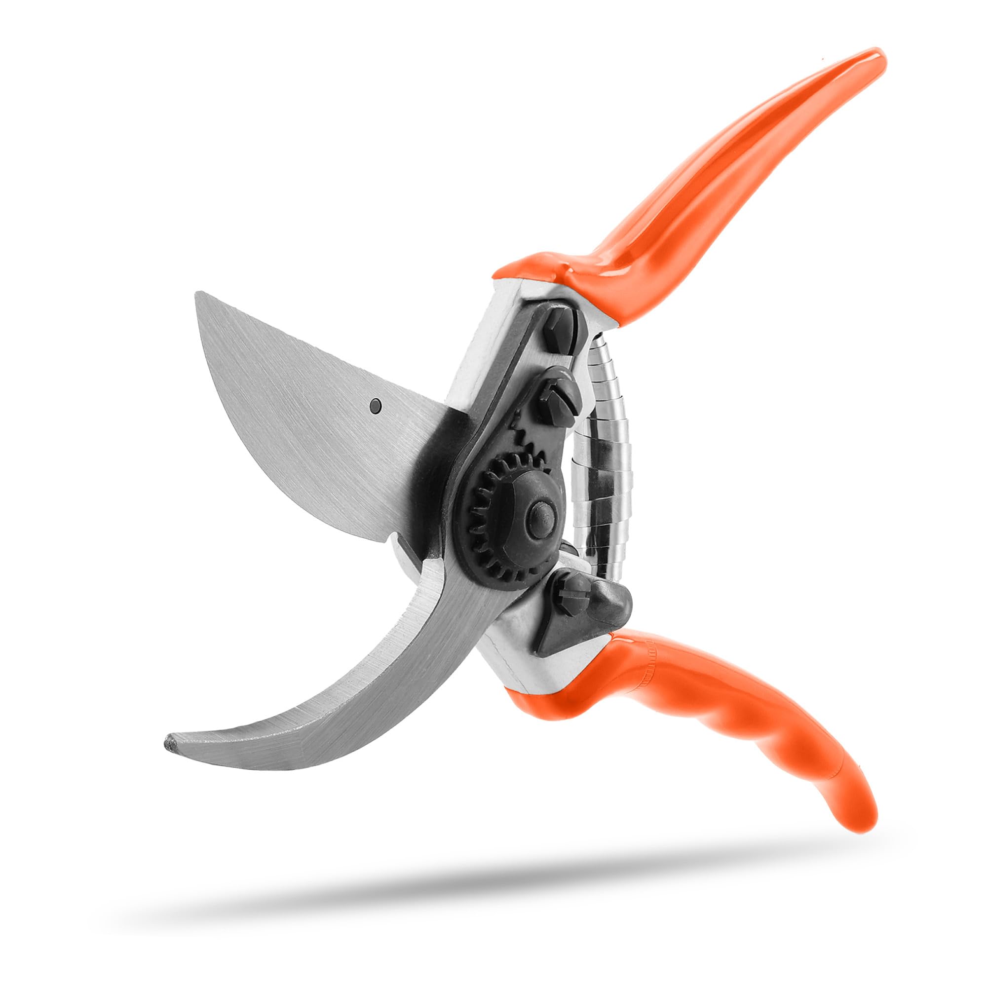 STOCKER - Profi Bypass-Schere 21cm - Scharfe Chromstahl-Klinge, Ergonomische Baumschere für präzise Schnitte bis 22mm, Ideal für Rosen & Stauden, mit PVC-beschichteten Griffen