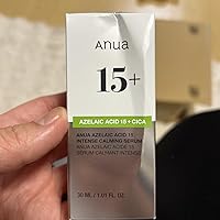 ANUA AZELAIC ACID 15 INTENSE CALMING×15 ANUA Azelaic Acid 15 Intense Calming Serum 30ml