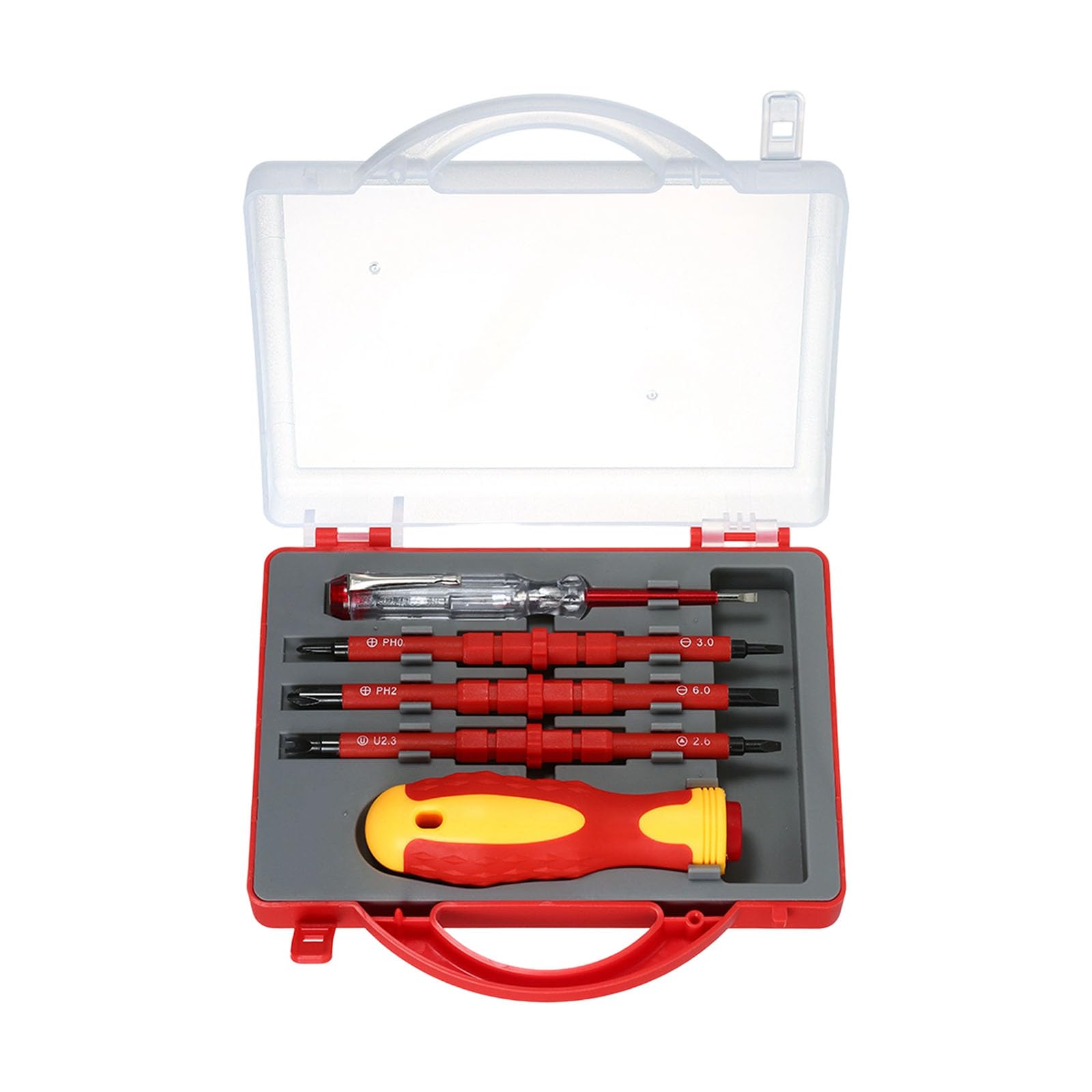 Professional Insulated Screwdriver Ergonomic Handle & Storage Case for Electricians Multifunctional Insulated Driver Set