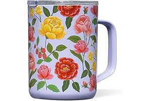 x Rifle Paper Co. Triple Insulated Coffee Mug with Lid and Handle