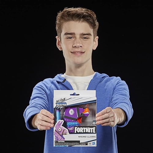 Miniatura 6 de Nerf Fortnite Llama Nerf MicroShots - Lanzador de dardos y 2 dardos oficiales Nerf Elite para niños, adolescentes y adultos