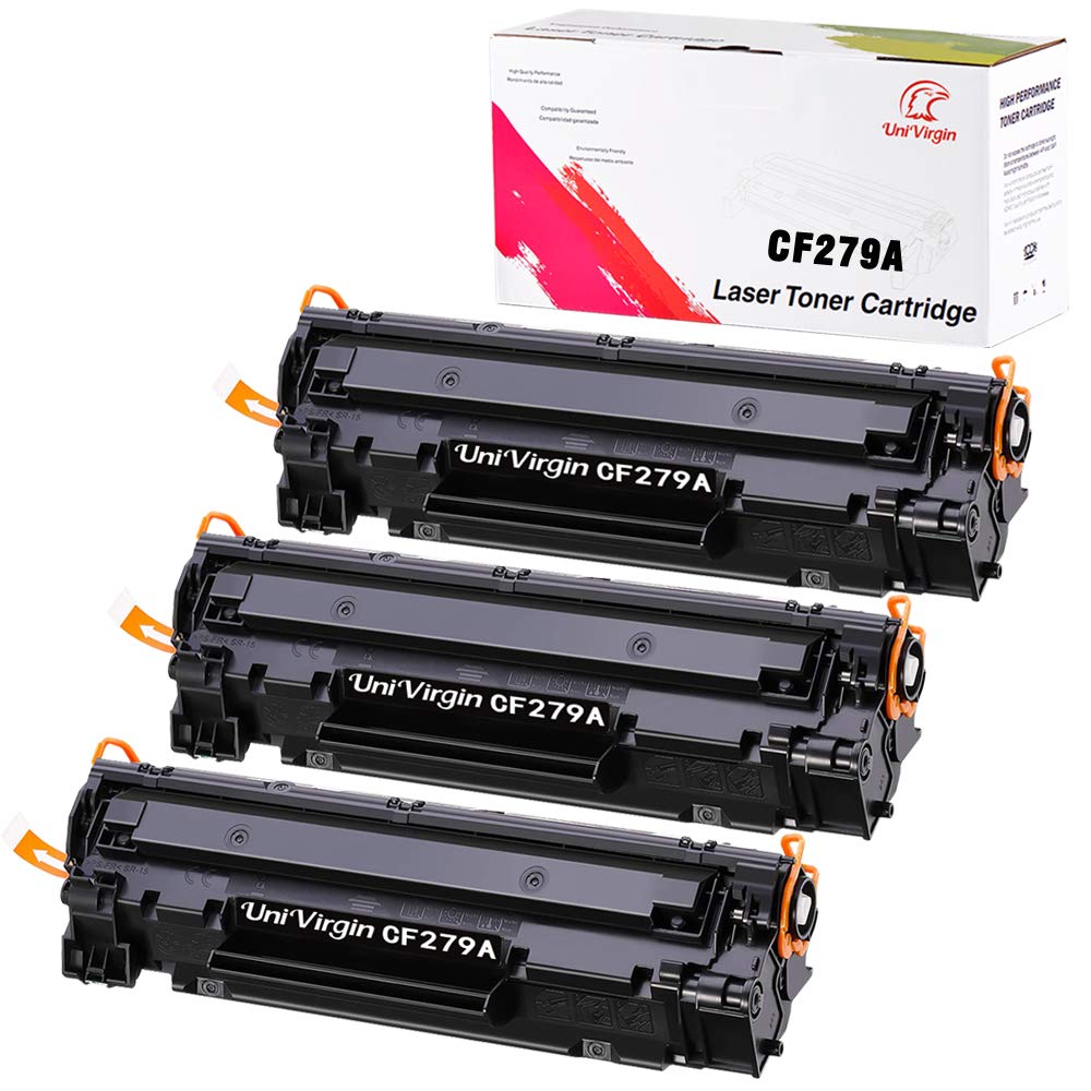 UniVirgin CF279A Toner Cartridge Compatible with 79A Toner for use in Laserjet Pro M12a, Laserjet Pro M12w, Laserjet Pro MFP M26nw, Laserjet Pro MFP