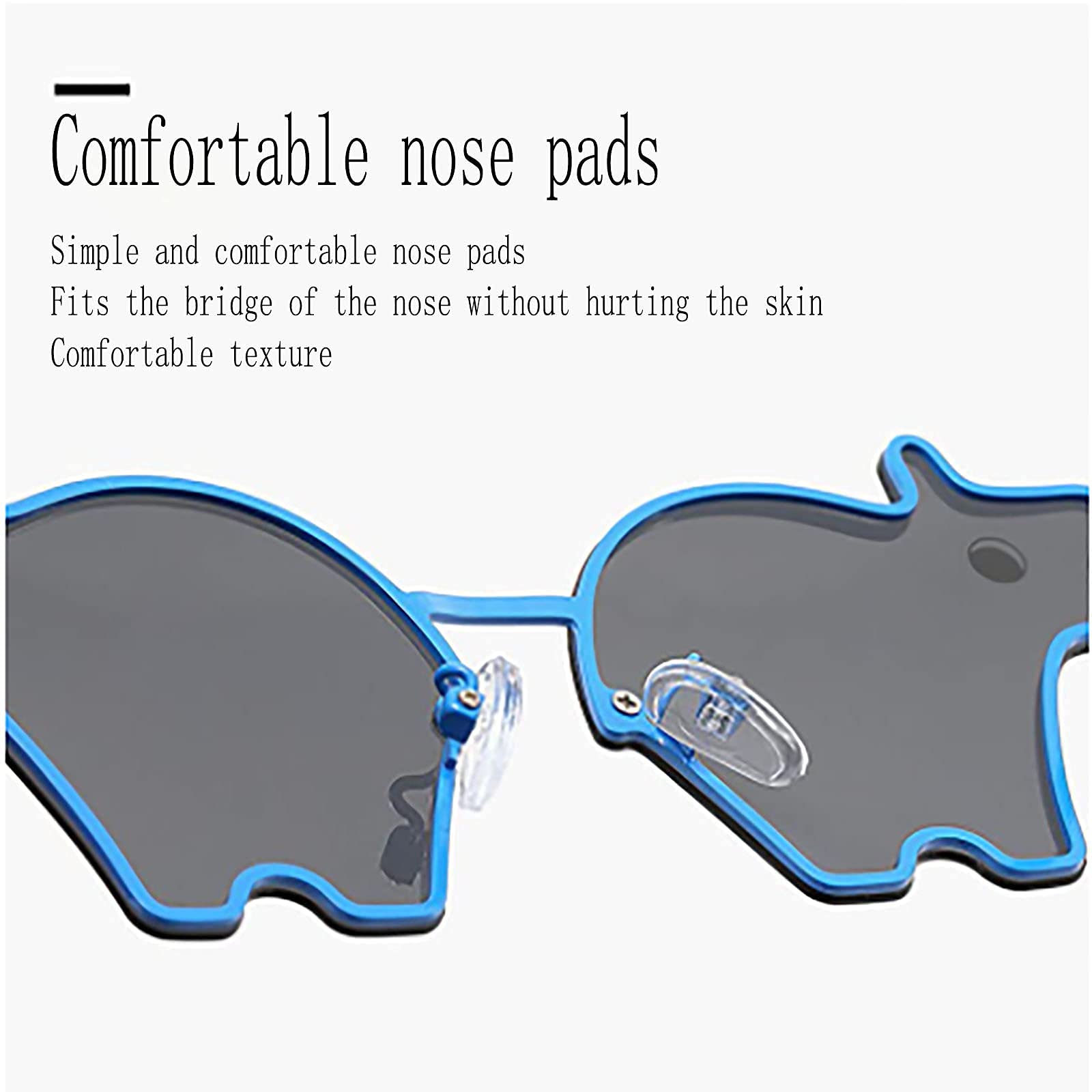 Children's Sunglasses for Boys and Girls Age 4-7 Years Old Hippo Children's Sunglasses (Two Pieces)-Gray
