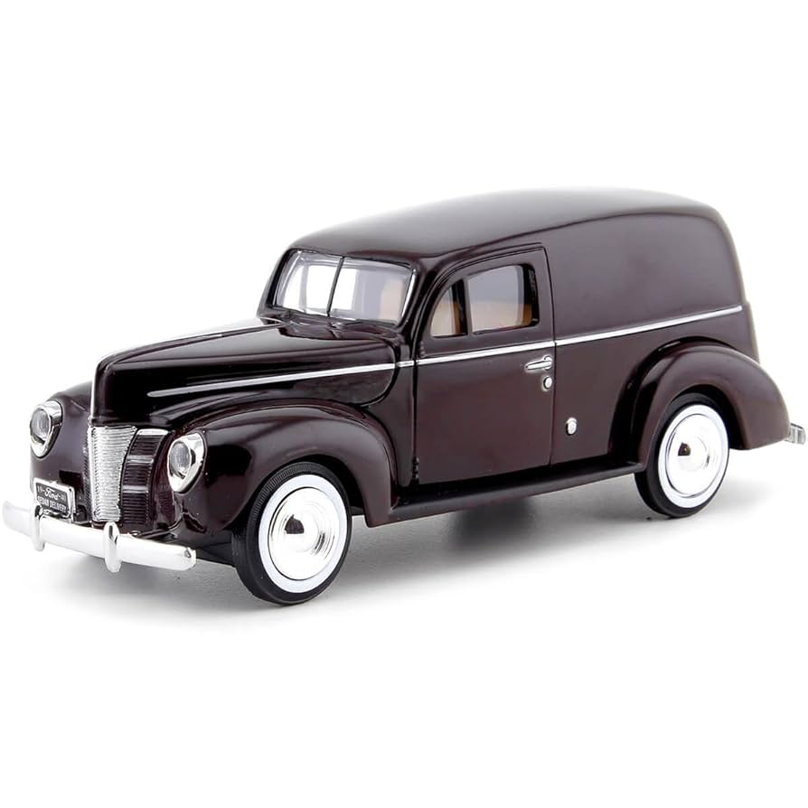 フォード 1940年代 ダイキャストモデル Amazon.com: 1940 Sedan Delivery Brown 1/24 Diecast Model Car