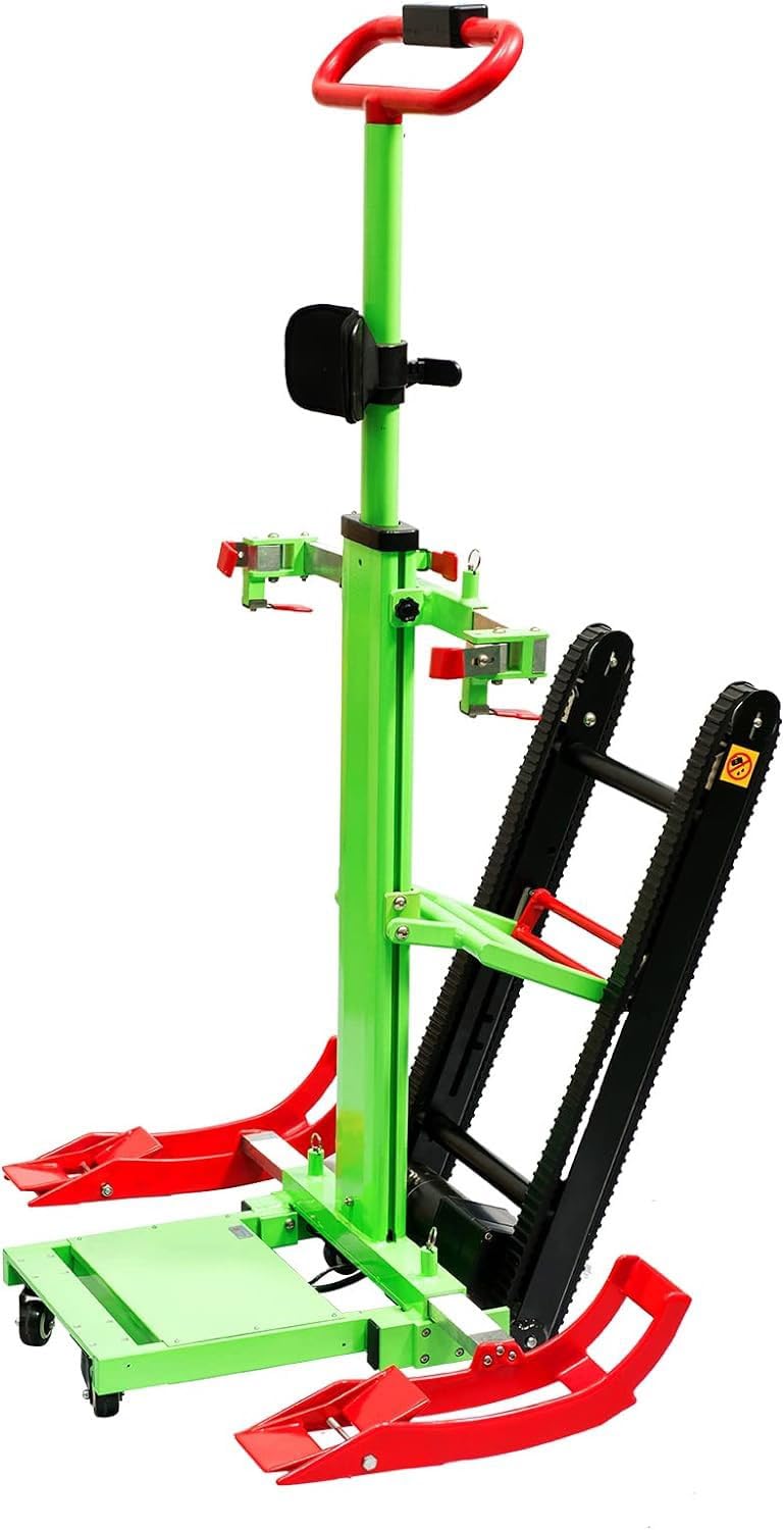 Fauteuil roulant électrique pliant, chariot d'escalier 120W Fauteuil roulant électrique léger pour personnes âgées, fonctionnement simple et facile à utiliser.