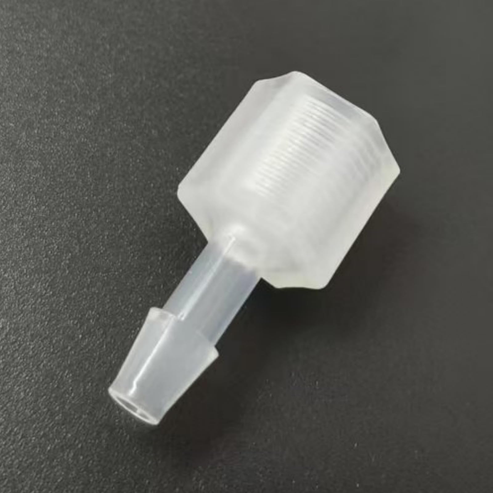 Adaptador de rosca macho/hembra de plástico reutilizable de 1/8 G, conector de polipropileno para aplicaciones de combustible y líquidos (5/32 pulgadas, tipo L, 4 bar), 50 unidades
