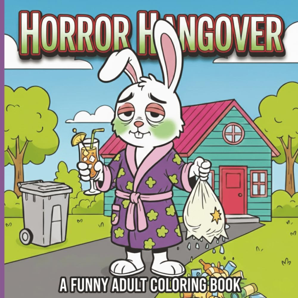 Horror Hangover: A Hilarious Adult Coloring Book for Surviving the Morning After and Stress Relief