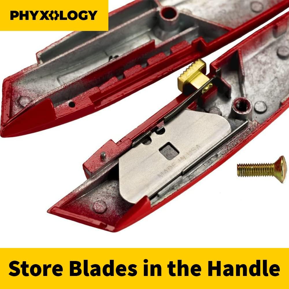Buy Heavy Duty Hook Blade Utility Knife with 5 Spare Refills. Sharp