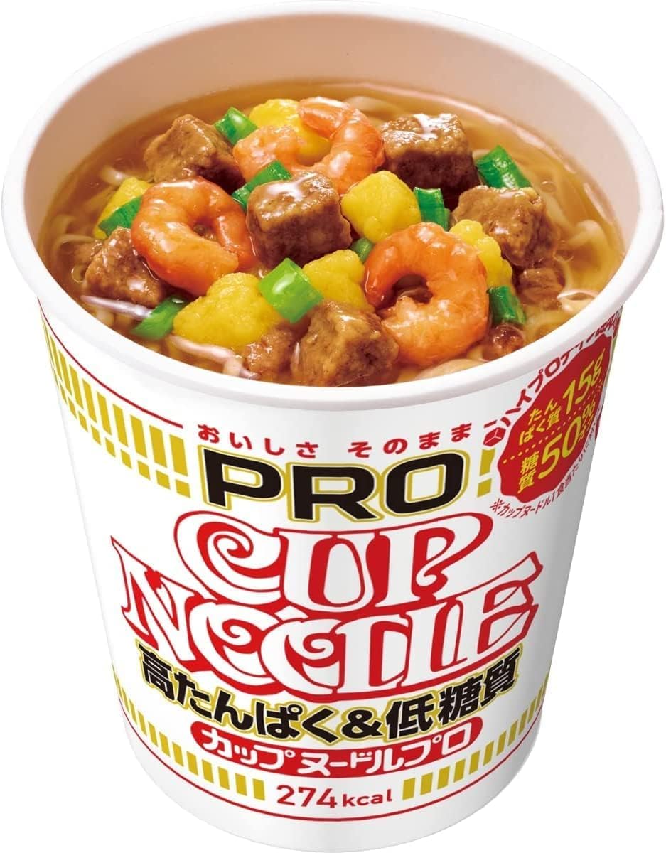 Amazon.co.jp: カップヌードル PRO 3種12食 詰め合わせセット : 食品