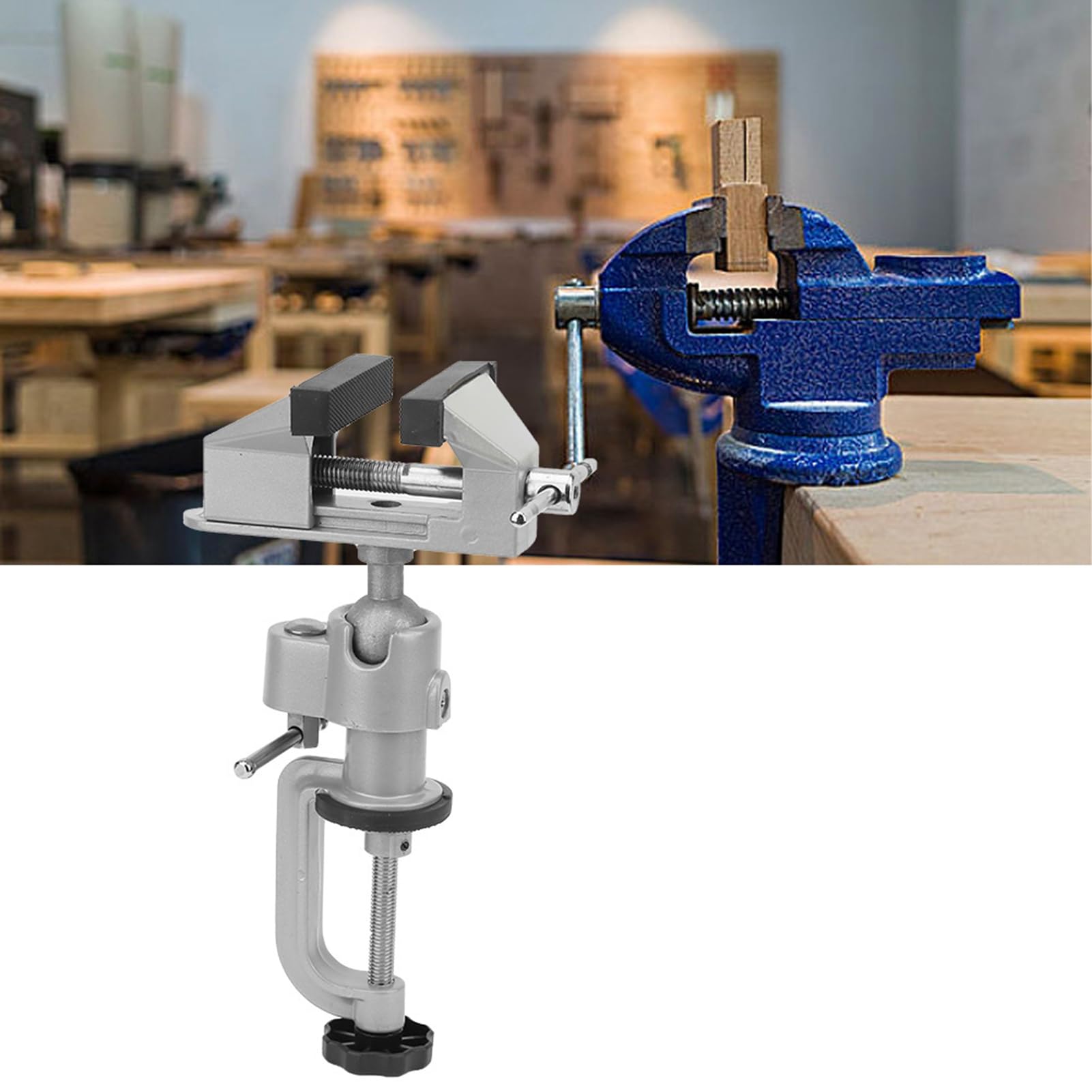 Keenso Vice Universel en Alliage en Aluminium de pour Workbench Universal Vice - et , Stable et Grande Performance