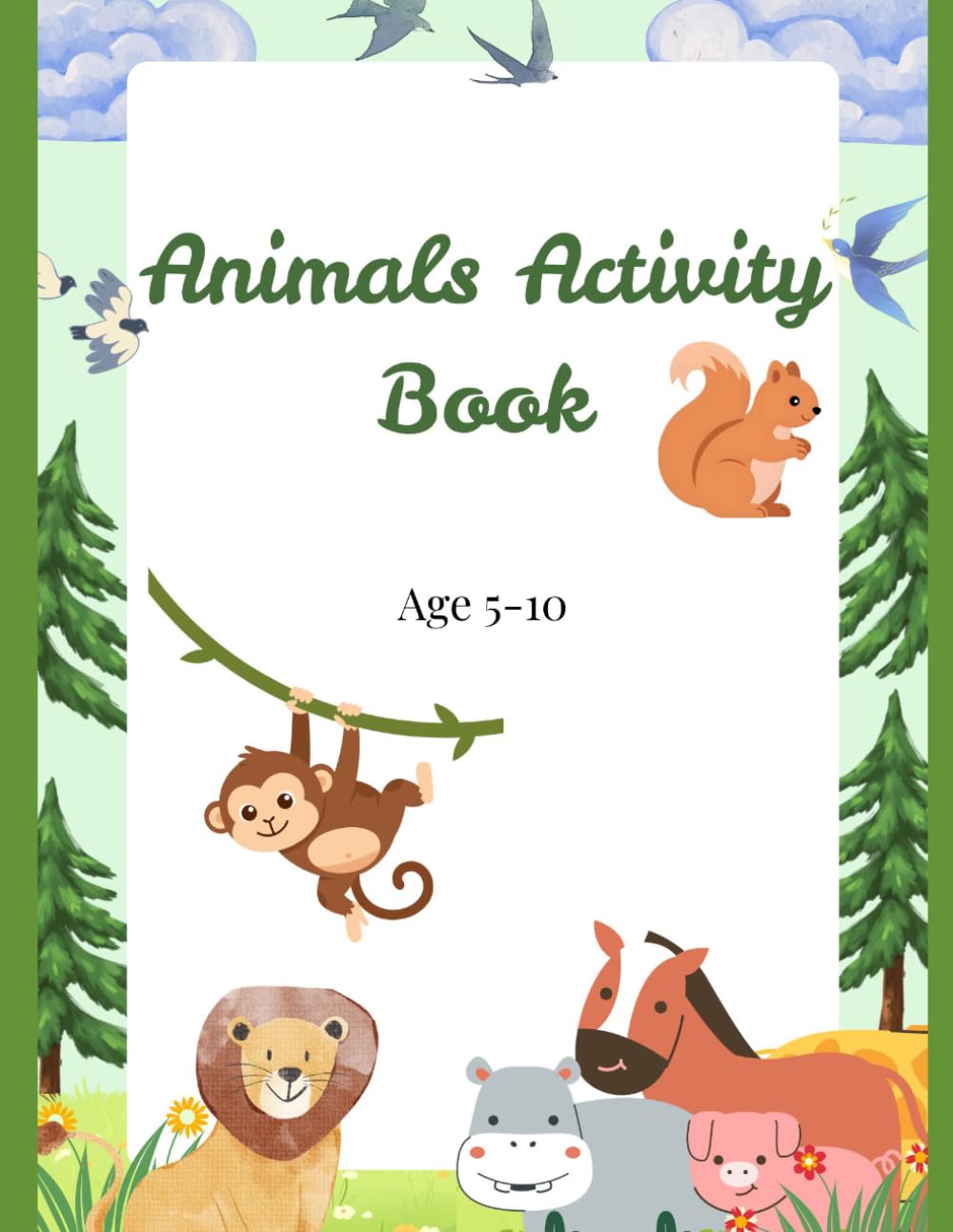 Animal Activity Book: Furry Fun-tastic Activity Book!