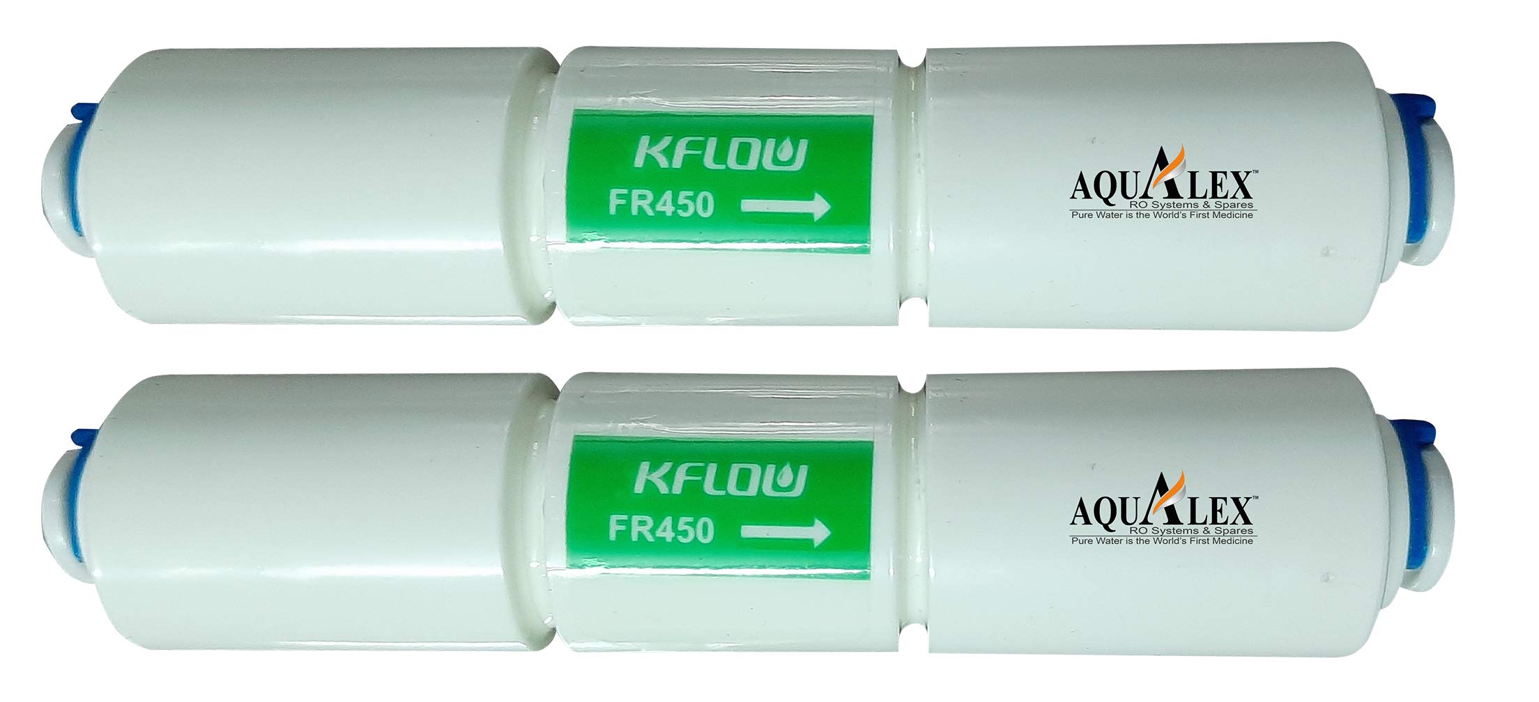 KFLOWPokar RO FR Plastic Flow Restrictor for all RO Water Purifier 1/4 inch (6 mm) Tubing - 2 Pcs