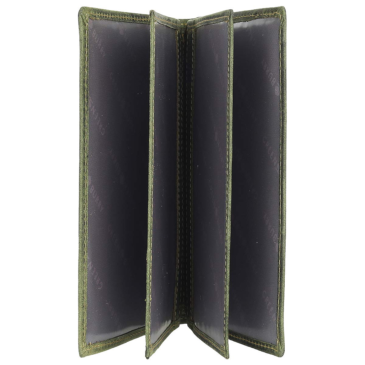 Greenburry Vintage Porte-cartes pour pièce d'identité motif cerf cuir 12 cm